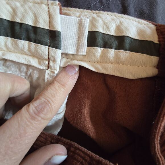 LL Bean Comfort Waist Straight Corduroy Pants Mens 38wx31L Brown Preppy 502864 - Picture 11 of 16